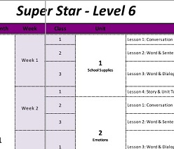 A-List Super Star 6 Syllabus A-List Super Star 6 Syllabus