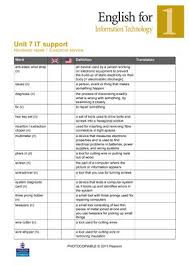 PEARSON LONGMAN English for Information Technology 1 Interactive Glossaries PEARSON LONGMAN English for Information Technology 1 Interactive Glossaries