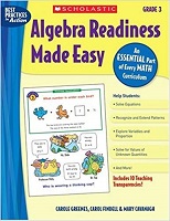 Algebra Readiness Made Easy Grade 3 SCHOLASTIC Algebra Readiness Made Easy Grade 3 SCHOLASTIC