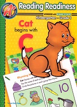 Reading Readiness Workbook Reward Stickers K-Grade 1 - A Plus Lets Grow Smart