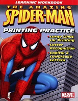 Learning Workbook - The Amazing Spider Man Printing Practice Learning Workbook - The Amazing Spider Man Printing Practice