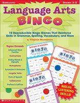 SCHOLASTIC Language Arts Bingo Grade 3-5 SCHOLASTIC Language Arts Bingo Grade 3-5