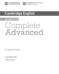 Complete Advanced 2nd Edition Progress Tests Complete Advanced 2nd Edition Progress Tests