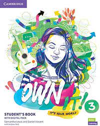 Cambridge Own it 3 Student Book Cambridge Own it 3 Student Book