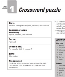 Four Corners Second Edition 2 Worksheet
