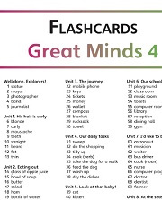 Great Minds 4 Flashcards