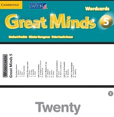 Great Minds 5 Wordcards