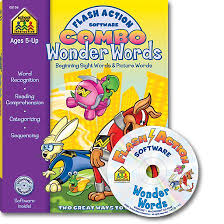Wonder Words  Flash Action Software and Workbook Combo Kindergarten Audio
