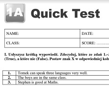 Smart Time 1 Quick Test Smart Time 1 Quick Test