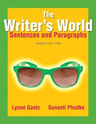 The Writers World Sentences and Paragraphs 4th Edition The Writers World Sentences and Paragraphs 4th Edition