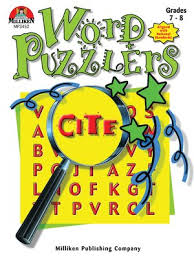 Word Puzzlers Grades 7-8 by Jean Wolff - Milliken Publishing 2013