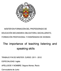 The Importance of Teaching Listening and Speaking Skills The Importance of Teaching Listening and Speaking Skills