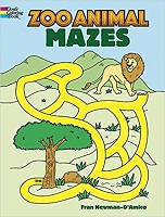 Zoo Animal Mazes - Dover Coloring Book