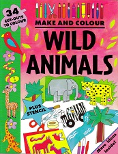 Make and Colour Wild Animals Make and Colour Wild Animals