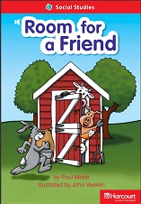 HARCOURT Leveled Readers Grade 1 Below-level - Room for a Friend