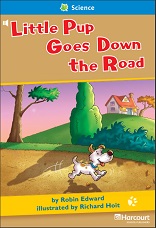 HARCOURT Leveled Readers Grade 1 On Level - Little Pup Goes Down the Road