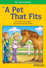 HARCOURT Leveled Readers Grade 2 Above-level - A Pet That Fits HARCOURT Leveled Readers Grade 2 Above-level - A Pet That Fits