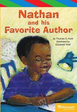 HARCOURT Leveled Readers Grade 3 ELL Level - Nathan and His Favorite Author