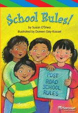 HARCOURT Leveled Readers Grade 3 ELL Level - School Rules