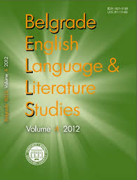Belgrade English Language and Literature Studies Volume 4 - BELLS Belgrade English Language and Literature Studies Volume 4 - BELLS
