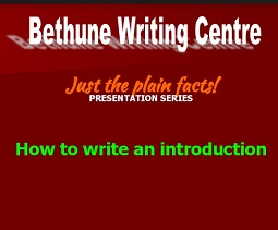 How To Write An Introduction How To Write An Introduction