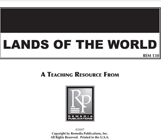 Lands of the World Rem 130 A Teaching Resource From Lands of the World Rem 130 A Teaching Resource From