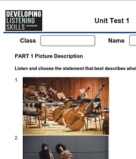 Developing Listening Skills 3rd Edition 2 Unit Test Developing Listening Skills 3rd Edition 2 Unit Test