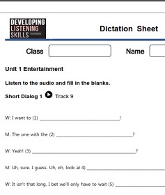 Developing Listening Skills 3rd Edition 2 Writing Worksheets Developing Listening Skills 3rd Edition 2 Writing Worksheets