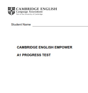 Empower A1 Starter Tests Empower A1 Starter Tests