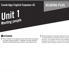 Empower A2 Elementary Reading Plus Worsheets Empower A2 Elementary Reading Plus Worsheets