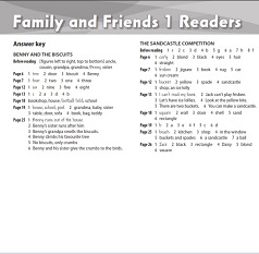 Family and Friends 2nd Edition Readers Answer Keys 1-6