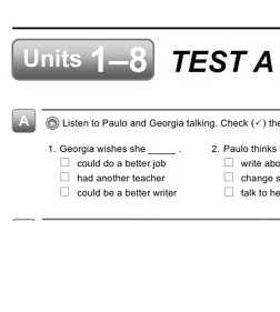 Cambridge Interchange 5th Edition 2 Assessment Test and Quizzes