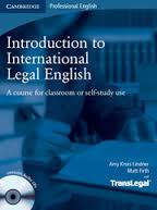 CAMBRIDGE Professional English Introduction to Internayional Legal English Trans Legal