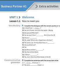 Business Partner A1 Teachers Materials (Extra Activity) Business Partner A1 Teachers Materials (Extra Activity)