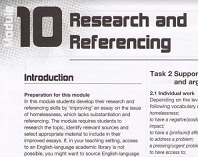 Transferable Academic Skills Kit TASK Module 10 University Foundation Study Research and Referencing Teachers Book