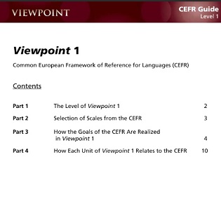 Cambridge Viewpoint 1 CEFR Guide Cambridge Viewpoint 1 CEFR Guide