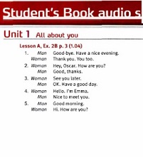 Cambridge Touchstone 2nd Edition 1 Audio Scripts and Answer Keys