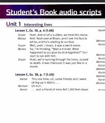 Cambridge Touchstone 2nd Edition 4 Scripts and keys