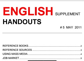HIT - ENGLISH SUPPLEMENT May 2011
