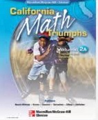 California Math Triumphs Fractions and Decimals Volume 2A Student Edition