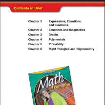 Glencoe Math Triumphs Foundations for Algebra 2 Teacher Edition Glencoe Math Triumphs Foundations for Algebra 2 Teacher Edition