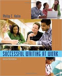 Successful Writing at Work Concise 3rd Edition by Philip C Kolin