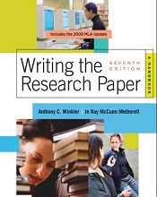 Writing the Research Paper A Handbook 7th Edition Writing the Research Paper A Handbook 7th Edition