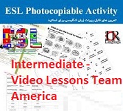 ESL Photocopiable Activities Intermediate - Video Lessons Team America ESL Photocopiable Activities Intermediate - Video Lessons Team America