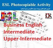 ESL Photocopiable Activities Business English Intermediate - Upper-Intermediate ESL Photocopiable Activities Business English Intermediate - Upper-Intermediate