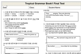 Topical Grammar Practice 1 Final Test Topical Grammar Practice 1 Final Test