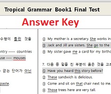 Topical Grammar Practice 1 Final Test Answer Keys Topical Grammar Practice 1 Final Test Answer Keys