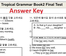 Topical Grammar Practice 2 Final Test Answer Keys Topical Grammar Practice 2 Final Test Answer Keys