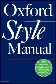 The Oxford Style Manual by R. M. Ritter