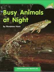 Houghton Mifflin Readers Grade 1 - Busy Animals at Night Houghton Mifflin Readers Grade 1 - Busy Animals at Night